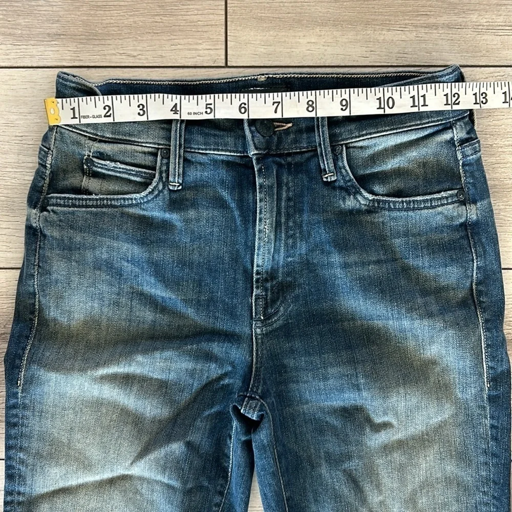 MOTHER the rascal ankle step fray jeans size 24 field of dreams